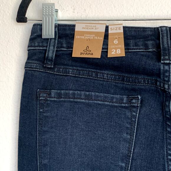 NWT Prana Sienna Skinny Jeans in Deep Blue - Picture 7 of 10
